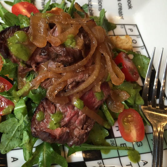 steak-salad
